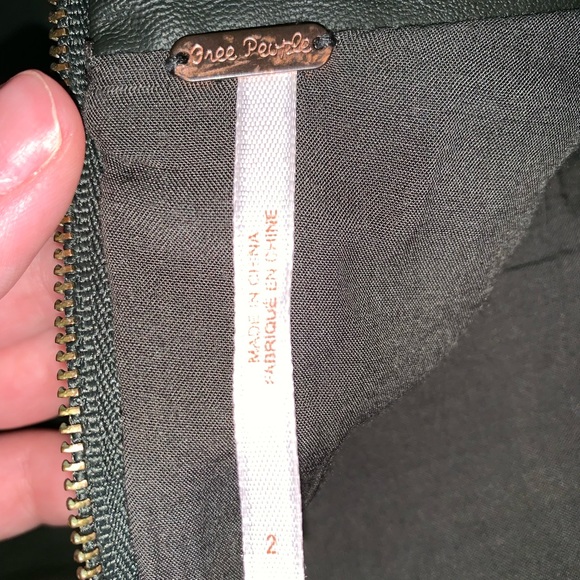 Free People vegan leather skirt - Picture 4 of 4